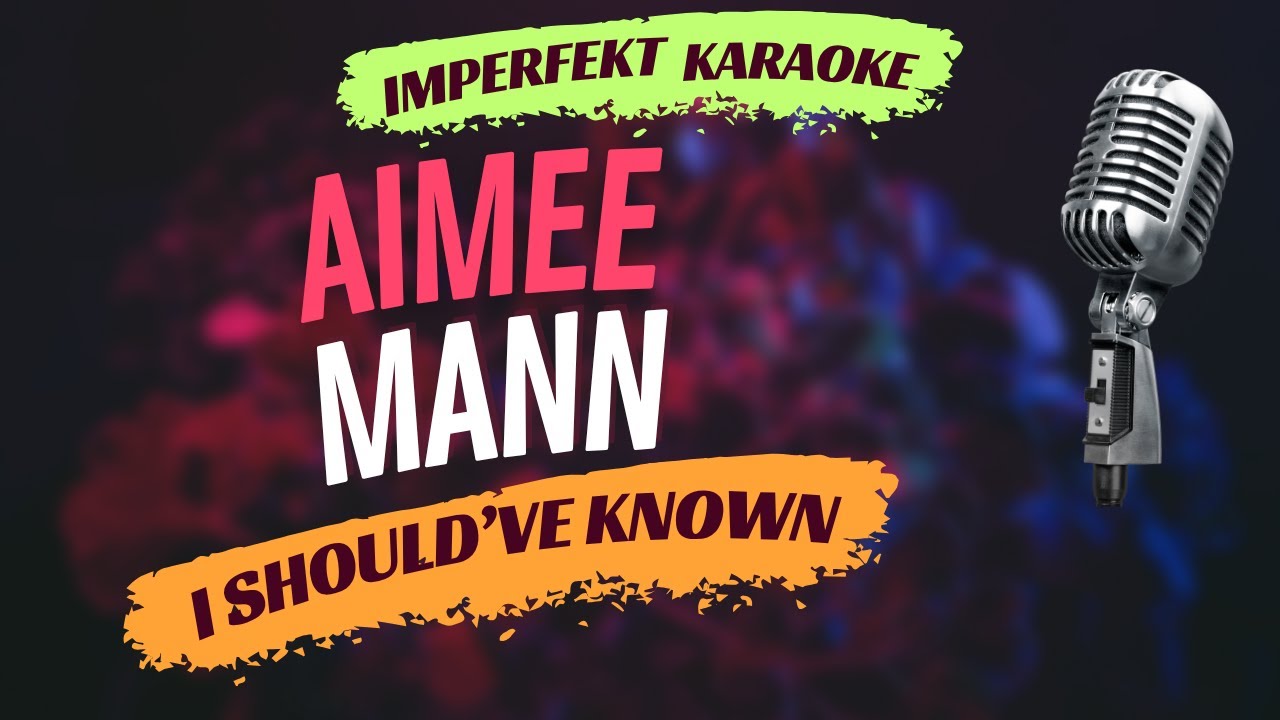 Aimee Mann - I Should've Known (karaoke)