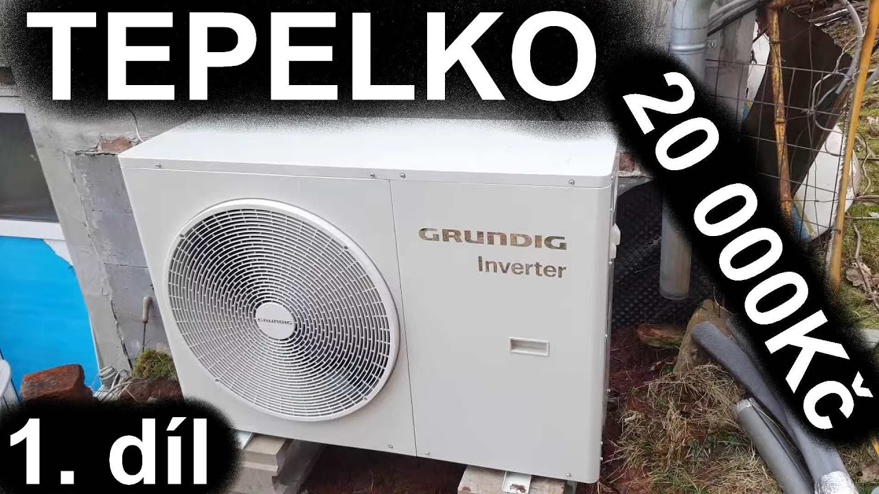 Tepelné čerpadlo za 20 000Kč - Montáž svépomocí a neodborně