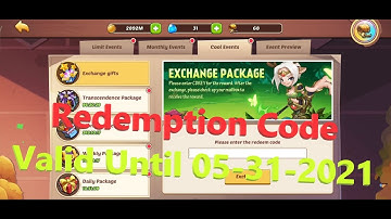 Idle Heroes | Redemption Code | Redeem Code | Valid Until 05-31-2021 | Trinh Nguyen
