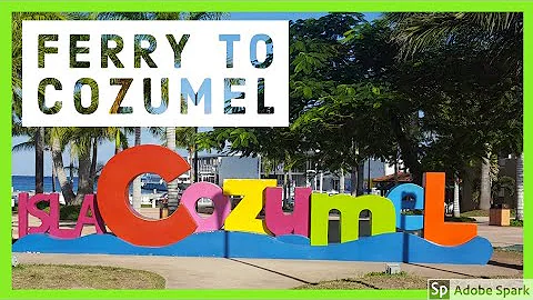 Ferry ride to Cozumel from Playa Del Carmen