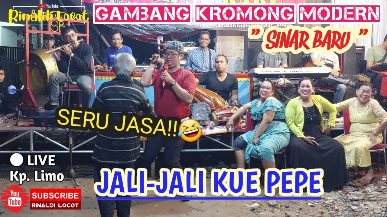 JALI-JALI KUE PEPE - GAMBANG KROMONG MODERN SINAR BARU || LIVE KP. LIMO 03 DES 2022