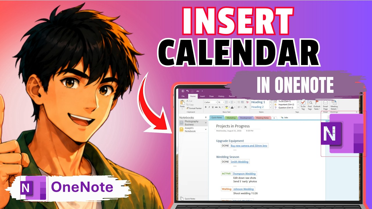 How to Insert an Editable Calendar Into a OneNote Page (Full Guide