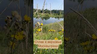 Сплав на сапах в верховье Москвы-реки