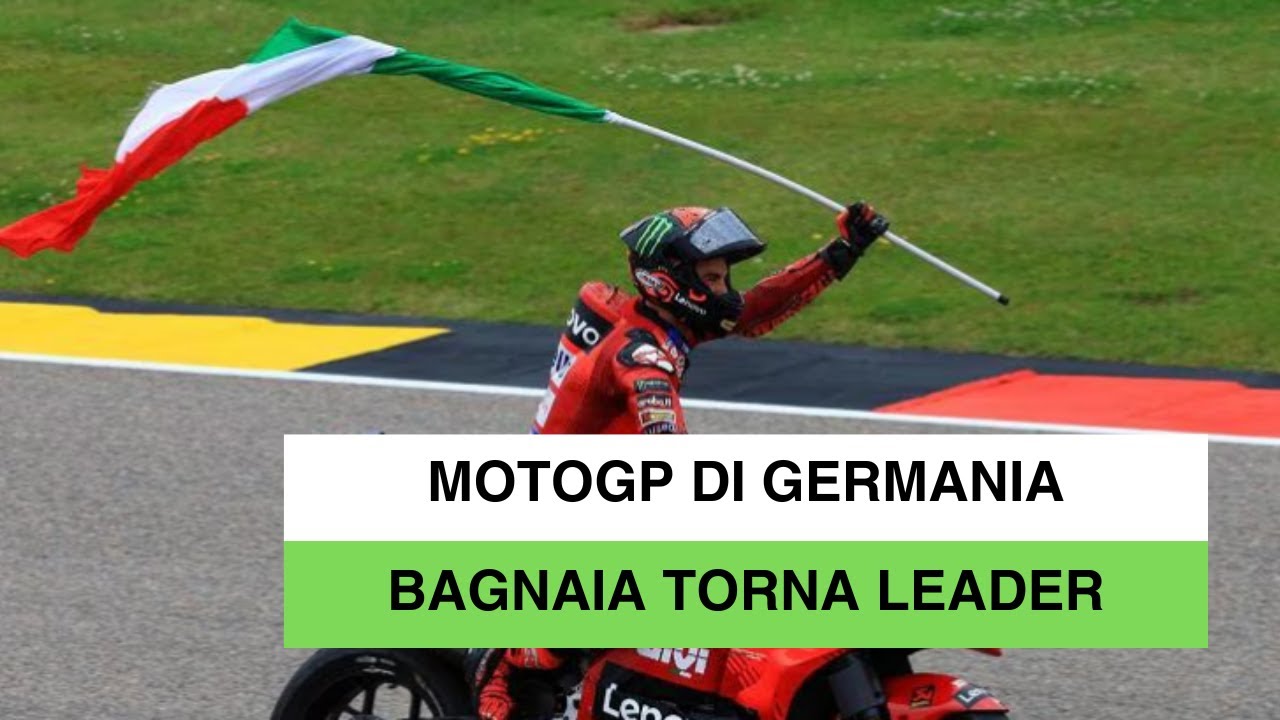 MotoGP di Germania! Vince Bagnaia su Marc e Alex Marquez, Martin cade ...