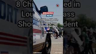 8 Children Killed in Louisiana Mass Shooting Incident 🇺🇸 📰 #TrueCrime #CrimeUpdate #News