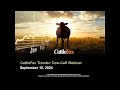 CattleFax Trends+ Webinar - September 18, 2024