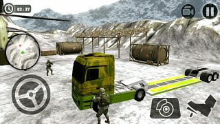 misi kargo muatan tentara offroad - android gameplay screenshot 2