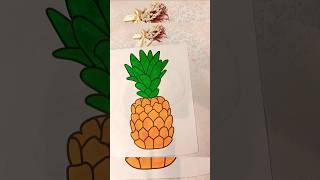 PINEAPPLE 🍍 RELAXING COLOURING DRAWING ❤️