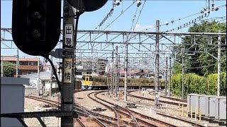 西武2000系 2073F編成 急行 池袋？行き 発車シーン@所沢駅