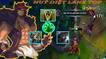 QUAY LẠI LANE TOP VÀ BẮT ĐẦU HUỶ DIỆT | SETT VS DARIUS TỐC CHIẾN | LMHT Tốc Chiến