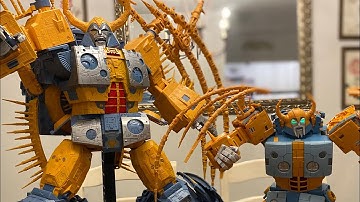 Haslab Unicron - 01-Studio Cell Robot Mode Comparison!!!
