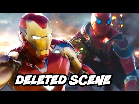 Avengers Endgame Deleted Scenes - Iron Man Final Battle Alternate Ending Breakdo