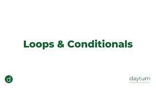 [Module 5 of 9] Python Loops and Conditionals