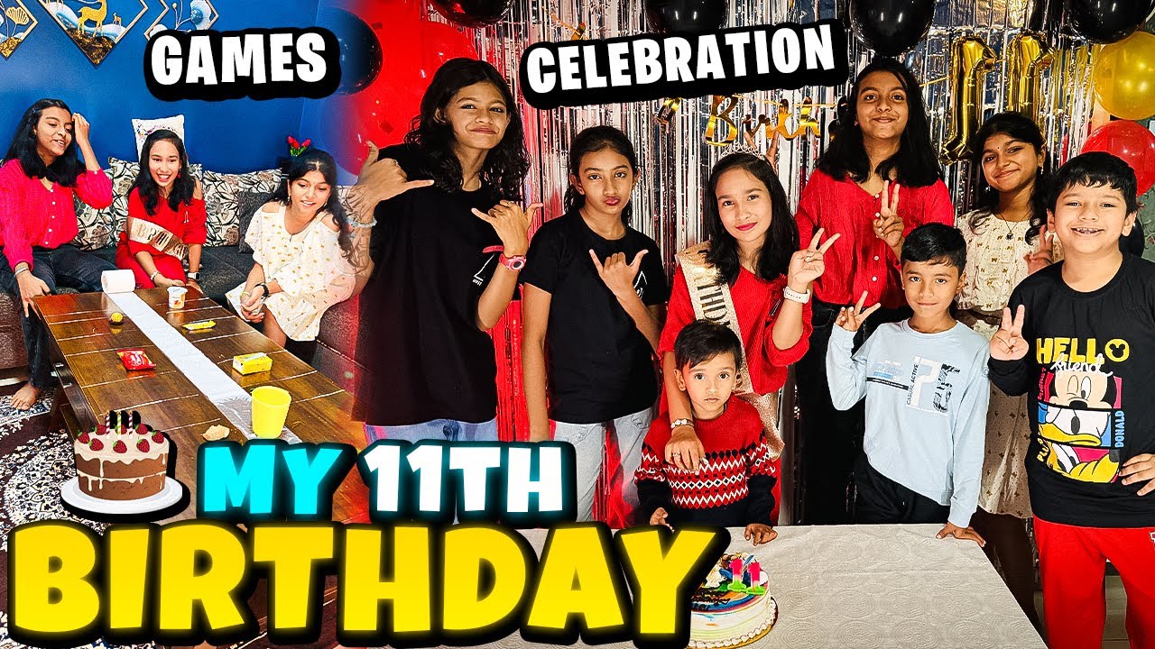 My Epic 11th Birthday Vlog! 🎂 Fun Games, Truth or Dare & Dance Challenges! 🕺💃