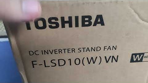 Review quạt đứng Toshiba F-LSD10(W) DC Inverter