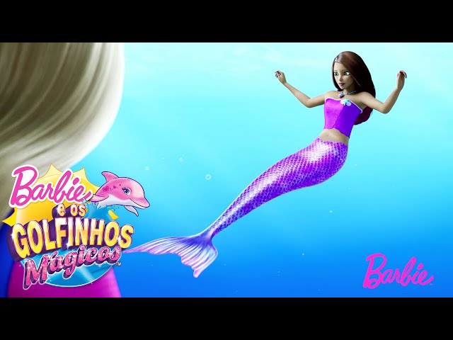 Jogo da barbie sereia com golfinho