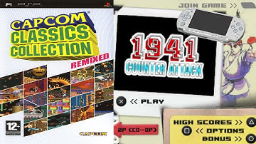 Capcom Classics Collection Remixed Gameplay PSP