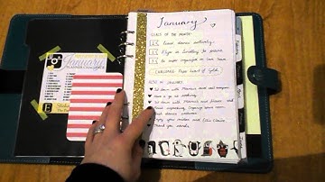 A5 filofax setup 2016 | Filofax Original | Hannah Lelitte