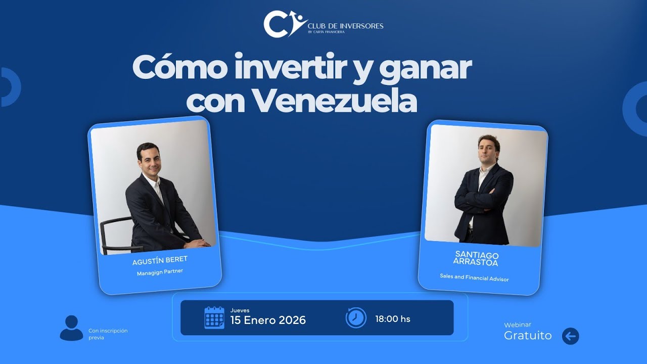 Webinar: Cómo invertir y ganar con Venezuela.