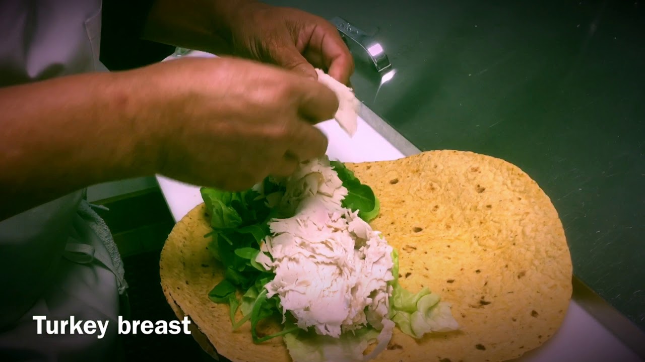 How to make a turkey wrap