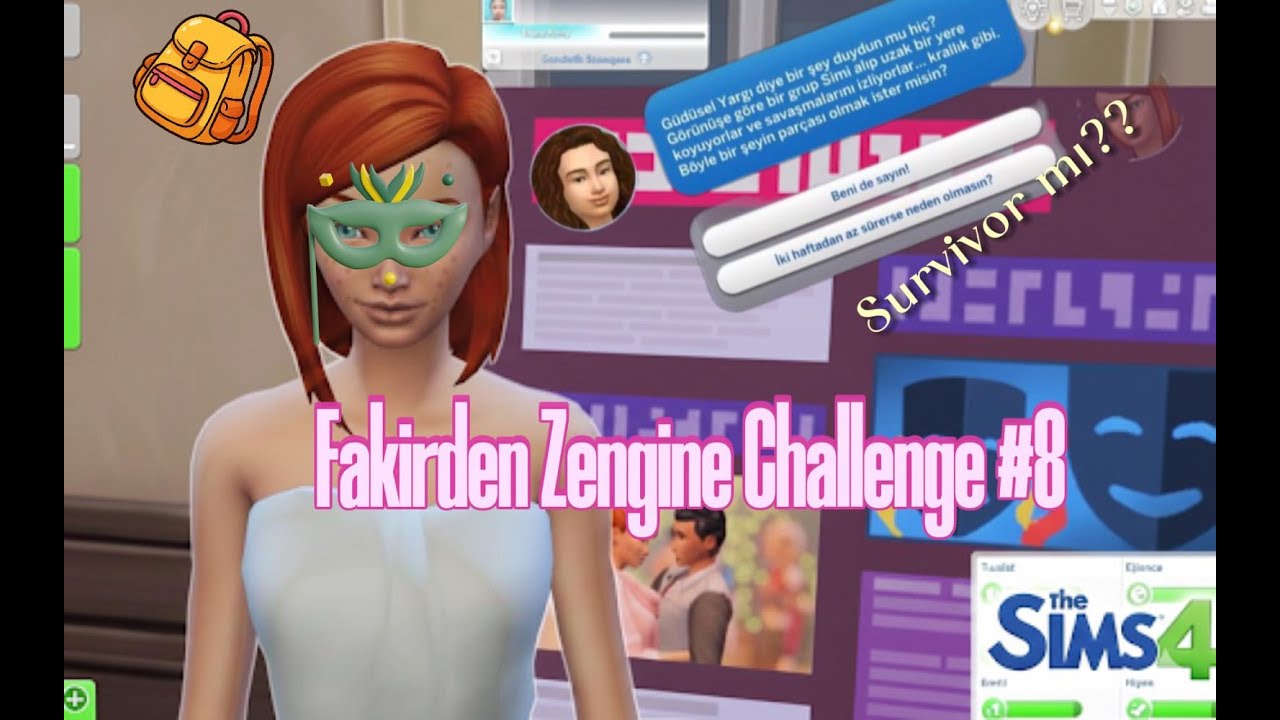 SİMS 4 - BİTMİYOR DERTLER!!!!!  Fakirden Zengine Challenge - Masal'ın Yolu Part 8