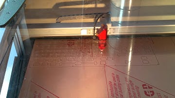 Laser cutting keyboard parts