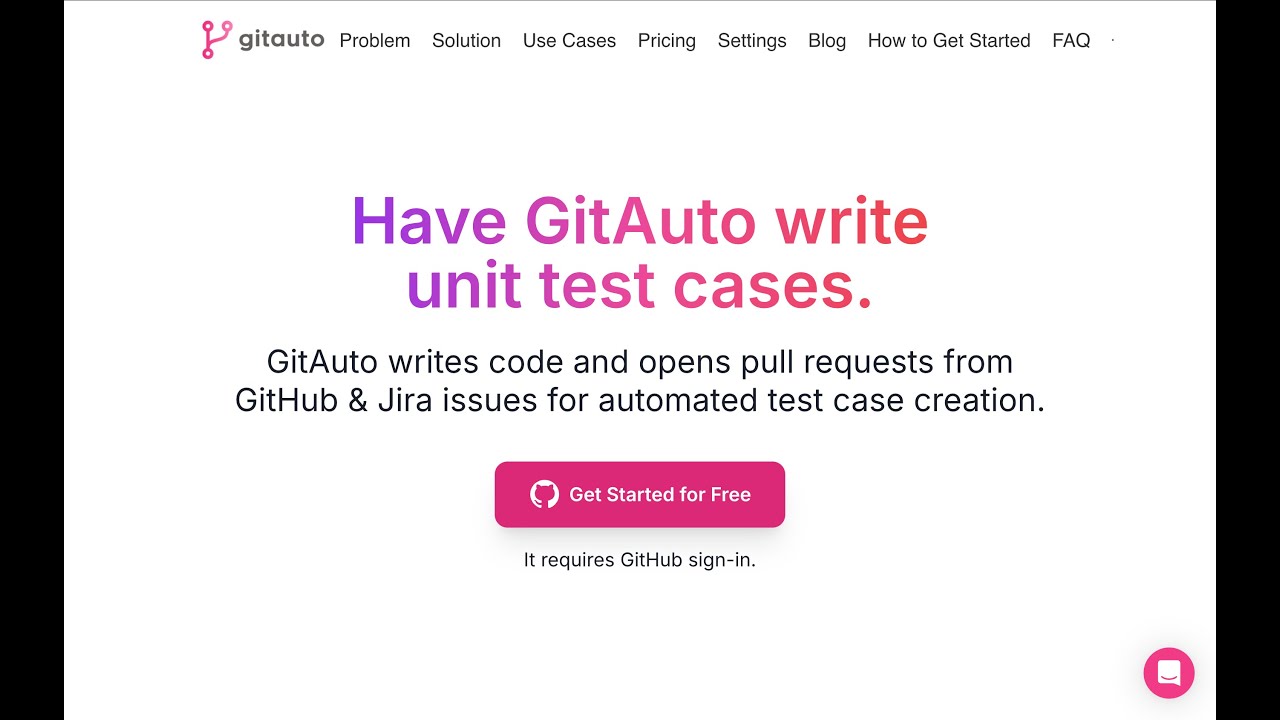 GitAuto 3 min Demo – How GitAuto can generate a test case - YouTube