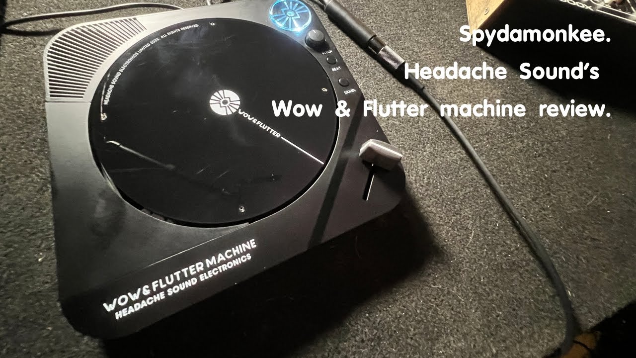 ゆ*い様 WOW & FLUTTER MACHINE デジタルポータブルターンテ Wow & Flutter machine review. Spydamonkee. - YouTube