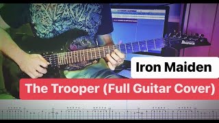 Iron Maiden -  The Trooper ⎪Full Guitar Cover With Solo⎪TAB