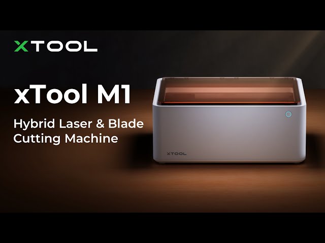 xTool M1: The Ultimate Gift-making Laser & Blade Cutting Machine 10W