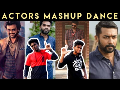 Actors Mashup Dance Video Thalapathy Vijay Rajini Simbu Suriya Saran STS Deena Lakshmi 