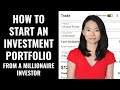 Investing for beginners: How to start an investment portfolio with $100 and start building wealth!