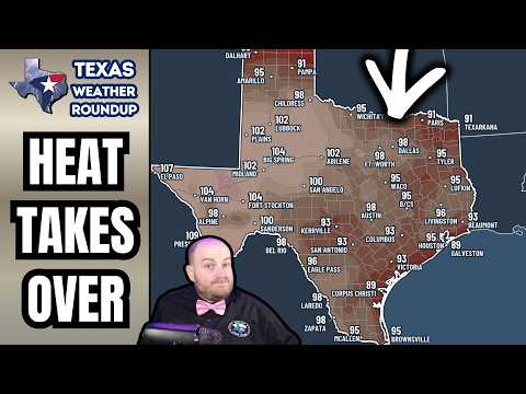 Texas Heat Takes Over, But Storms Continue North
