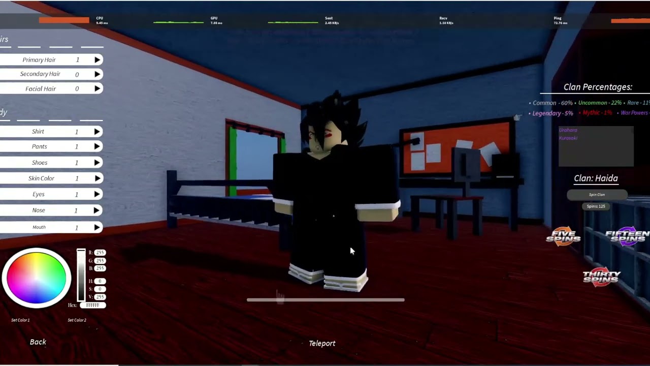 Project Mugetsu🔥Auto Redeem + Spin Clan + Webhook🔥Roblox Script