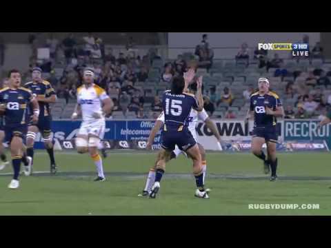 Richard Kahui hit on Adam Ashley-Cooper