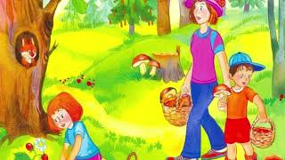 Video thumbnail of "Chanson pour les enfants |J’ai ramassé des champignons | Jardin d'enfance"