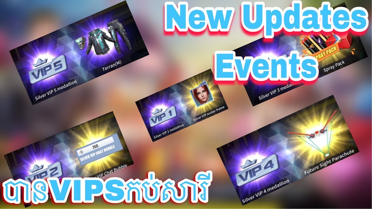 ROS : New *UPDATES* Events Rules Of Survival |បង្កើនថ្មីកប់សារីមងអរប្រូ