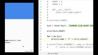 CS3B, Week 1, More Python enum Information