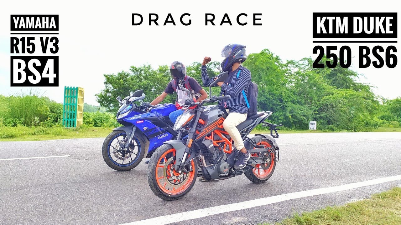 KTM DUKE 250 BS6 VS YAMAHA R15 V3 BS4 