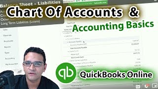 Chart of Accounts Basics in Quickbooks Online