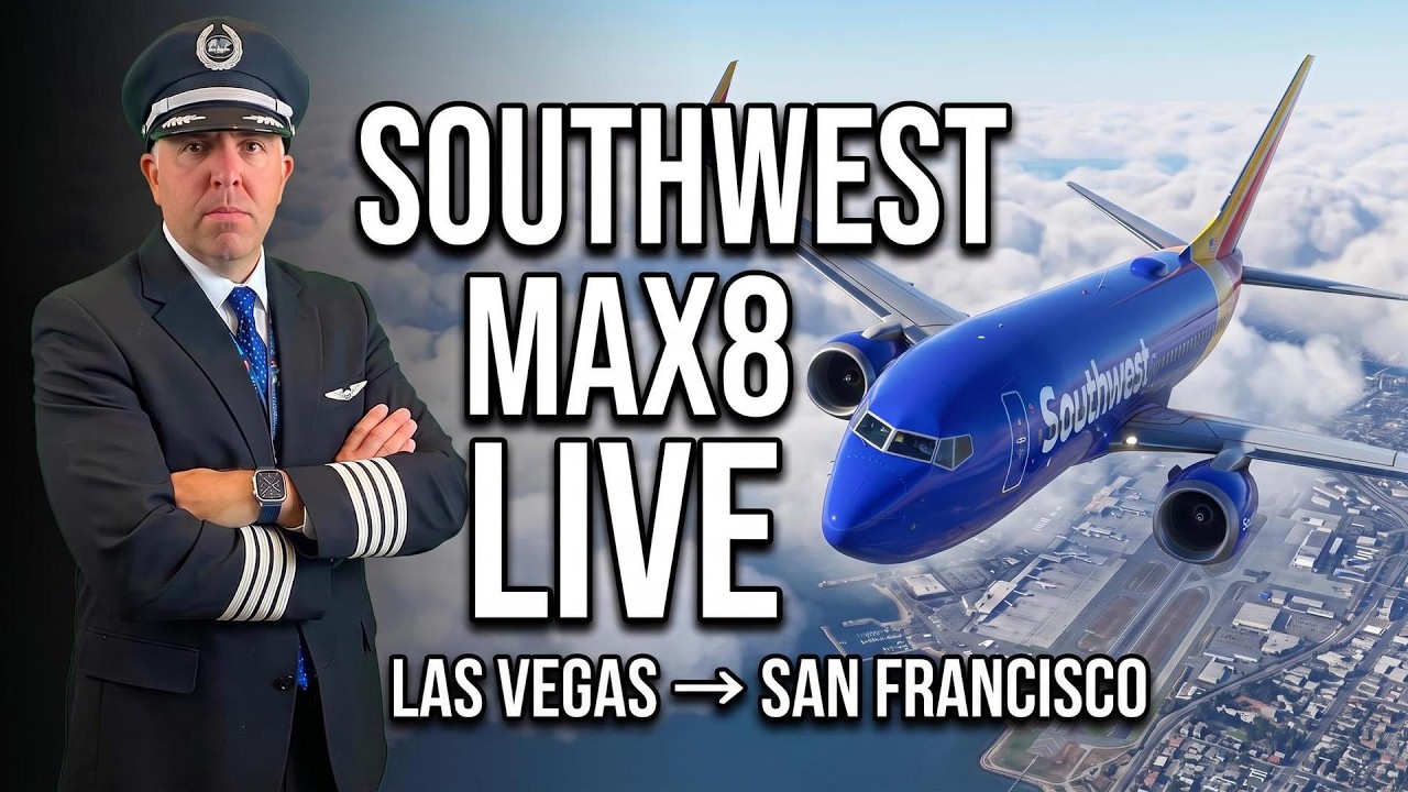 Las Vegas to San Francisco: iFly 737 MAX8 Flight Simulation