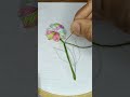 beautiful flowers stitching #flowers #embroidery #handmade