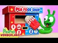 Pea pea opens hot and cold food store  pea pea wonderland  kids cartoon