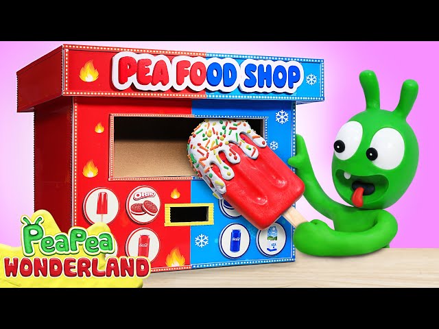Pea Pea Opens Hot and Cold Food Store - Pea Pea Wonderland - Kids Cartoon class=
