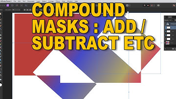 Affinity Photo 2 : COMPOUND MASKS Basics / Add / Subtract / Intersect New Feature