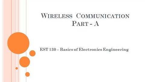 KTU-EST 130 -Module 3- Radio communication in Malayalam -Part A