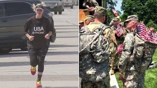 ABC7 Salutes woman running to raise funds, awareness for vets | ABC7