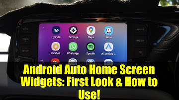 Android Auto Home Screen Widgets: First Look & How to Use!