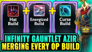 Thanos Azir Infinity Gauntlet Build - Every Highroll In One Game League Arena Gameplay