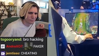 xQc Reacts To Faker Not Being Human News